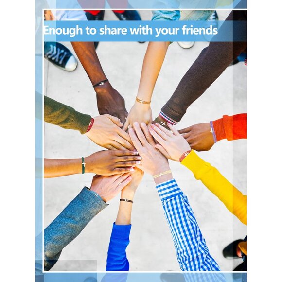 Elegant 48-Count Christian Bracelets - Personalizable & Adjustable for Everyone - Picture 4 of 6